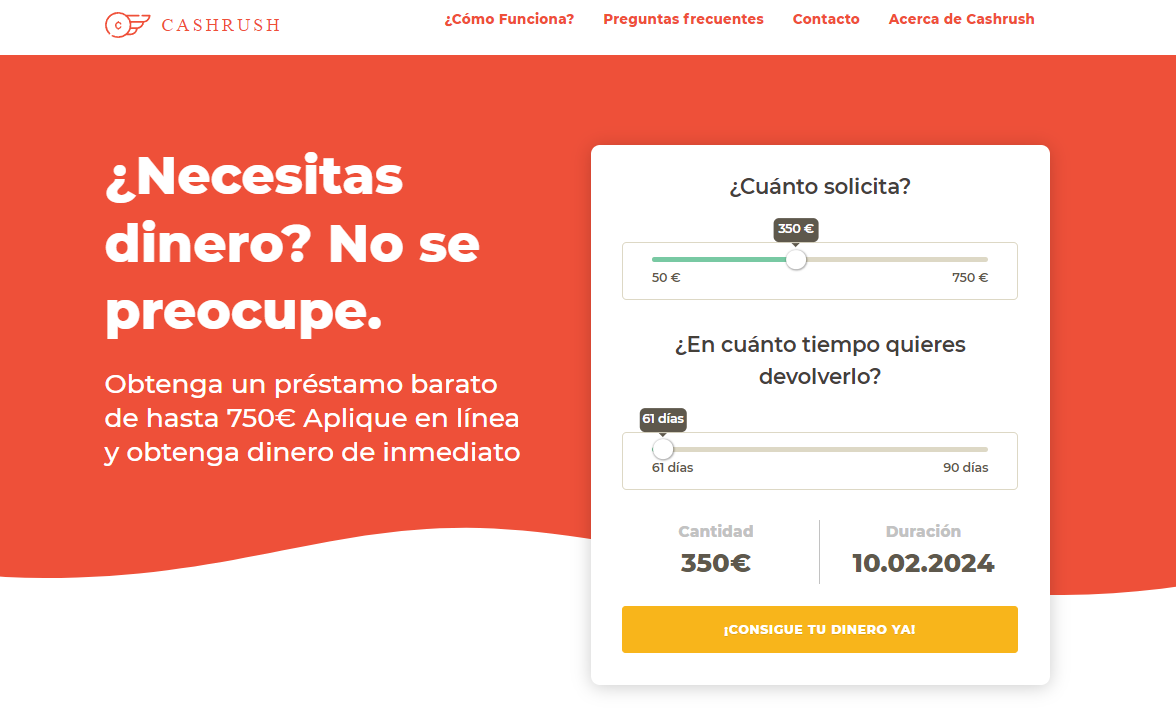 cashrush prestamos